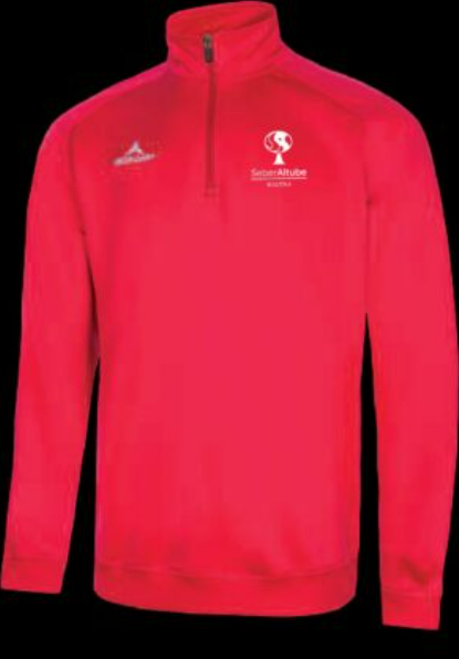 Sudadera Con Cremallera Performance Rojo